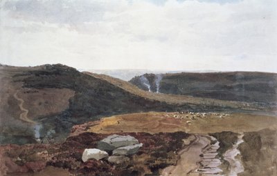 Yorkshire Fells, ca. 1840 door Peter de Wint